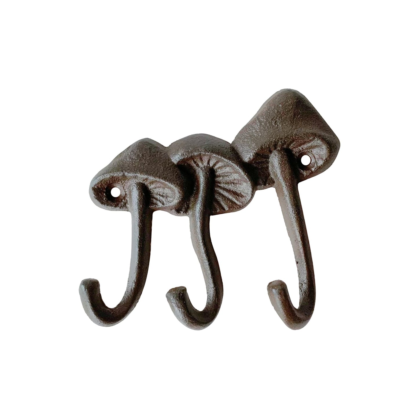 Zorues Rustic Mushroom-Shaped Decorative Wall Hook Rack Hangers for Hanging Clothes, Coats, Towels, Keys, and Hats, 1 Pack Antique Cast Iron Mounted Wall Hooks