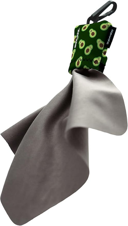 SPUDZ Ultra Microfiber Lens Cleaner – Closable Pouch, Washable –