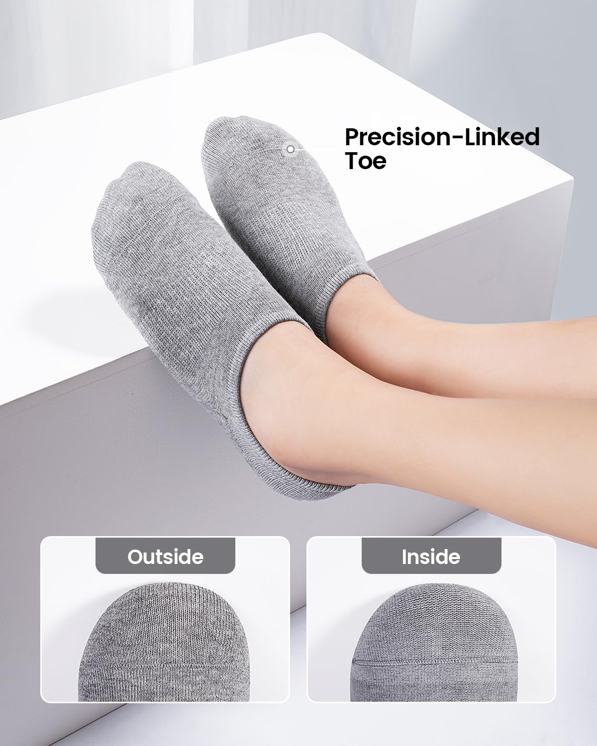 IDEGG Women and Men No Show Socks Low Cut Anti-slid Athletic Running Novelty Casual Invisible Liner Socks