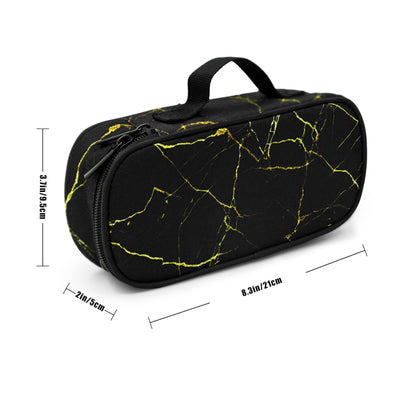 Marble Pencil Case Pencil Pouch Large Capacity Pen Bag School Office Organizer Stationery Storage Box For Girls Boys Teen Kids