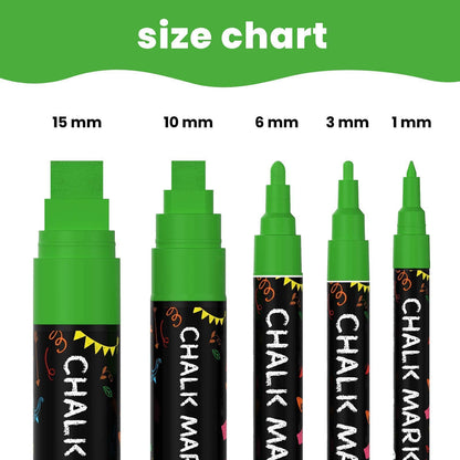 Chalkola Fun Art Bundle - 5 Orange Variety + 5 Green Variety