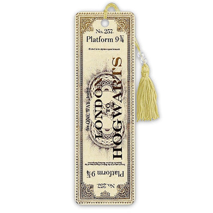 Harry Potter Bookmark Set - Bundle with 3 Bookmarks Featuring Book Covers, Hogwarts Castle, More Plus Stickers | Harry Potter School Supplies for Boys Girls Kids