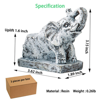 dgudgu Pot Feet for Outdoor & Indoor Planters - Elephant Shaped Planter Risers Improve Airflow & Drainage