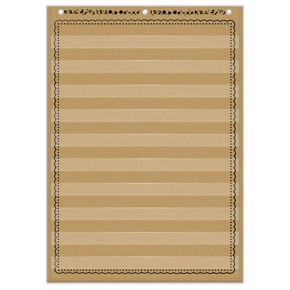 EAMAY Standard Pocket Charts, Clear 10 Pocket Chart for Teacher Lessons in a Classroom or Home Use – Fits Standard 3” Sentence Strips and Word Cards, Brown