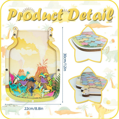 102 Dinosaur Reward Jar for Toddlers Reward Chart for Kids Back to Shcool Dinosaur Behavior System Chart Jar for Chiildren 8.8" X 12" Incentive Behavior Jars for Boys Girls School Classroom Students