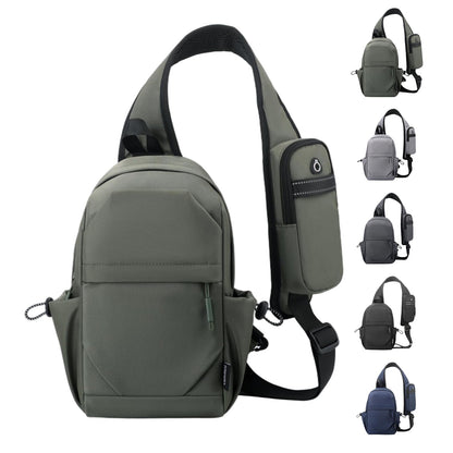 BIRDDIE Small Sling Crossbody Bag For Men And Women, Nylon Hiking Shoulder Bag, Waterproof Small Backpack, Suitable For Cycling, Hiking, And Travel