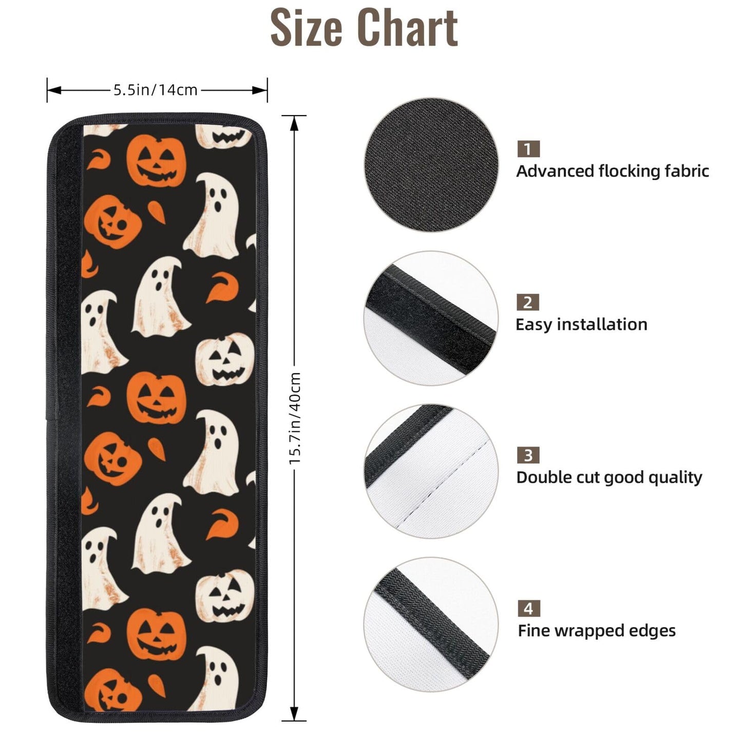 Buyidec Refrigerator Door Handle Covers Halloween Funny Ghost Pumpkin Fridge Handle Cover Washable Dishwasher Microwave Fridge Oven Door Decor Handle Cover Keep Your Kitchen Appliances Clean