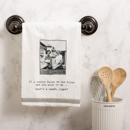 Floor Cookie Fall Kitchen Towel by Primitives by Kathy