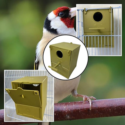 2GR Pearl Nest for Small and Exotic Canaries & Parrot Chicks – Comfortable and Durable Bird Shelter for Safe Nesting and Breeding – Sturdy Design, Easy to Install