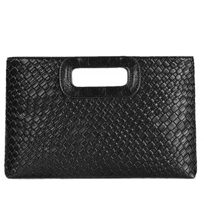 ATQCOL PU Leather Clutch Purses for Women Top Handle Evening Handbags Summer Wedding Party Crossbody Bag with Chain
