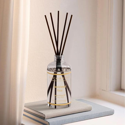 COCORRÍNA Refill - Sandalwood Rose 6.7 Fl.oz Reed Diffuser Refill with 8 Sticks