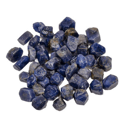 GEMKORA™ 30 carats Raw Blue Sapphire Crystals, Wholesale Lot, Natural Gemstone, Rough Crystals, Rock Stones, Jewelry Making Supplies, DIY & Crafts, September Birthstone