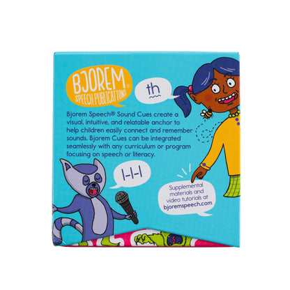 Bjorem Speech® 2nd Edition Big Box of Sound Cues: Comprehensive Phonetic Cards for Speech Therapy & Literacy Skills - Visual Learning Aids for Apraxia, Dyslexia & Early Readers