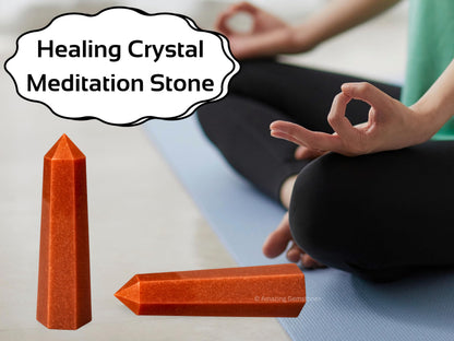 Amazing Gemstone Chocolate Jasper Crystal Towers - Natural Healing Crystal Point Obelisk for Reiki Healing and Crystal Grid (3" to 4" INCH)