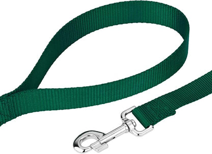 Country Brook Petz - Everyday Nylon Dog Collar and Leash - 10+ Cool Colors (3/8 Inch, 2XS, Green)