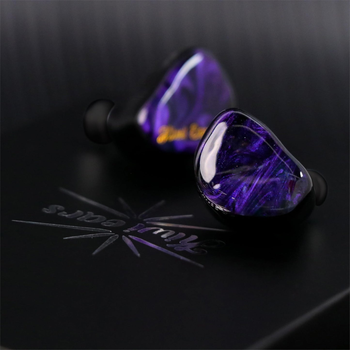 Linsoul Kiwi Ears Cadenza 10mm Beryllium Dynamic Driver IEM 3D Printed with Detachable Interchangeable Plug 0.78 2pin 3.5mm IEM Cable for Musician Audiophile (Purple)