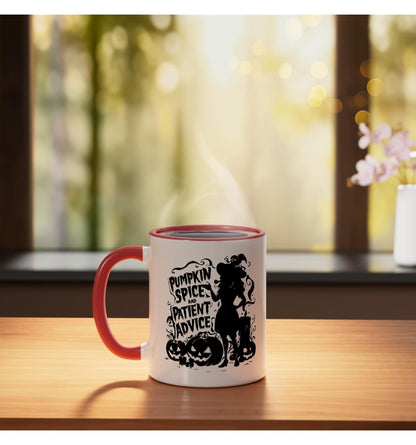Astroenterology Nurse Halloween Nursing Trick Or Treat Ceramic Mug, Red/White