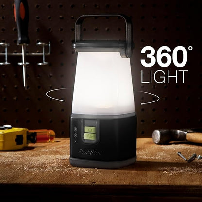 ENERGIZER WeatheReady LED Camping Lantern PRO-360, IPX4 Water Resistant Tent Light, Ultra Bright Battery Powered Lanterns for Camping, Outdoors, Emergency Power Outage
