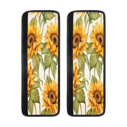 Refrigerator Door Handle Covers Set of 2 - Flower Sunflower - Washable Kitchen Appliance Handle Covers for Microwave Stove Oven Dishwasher Fridge Handle Protector