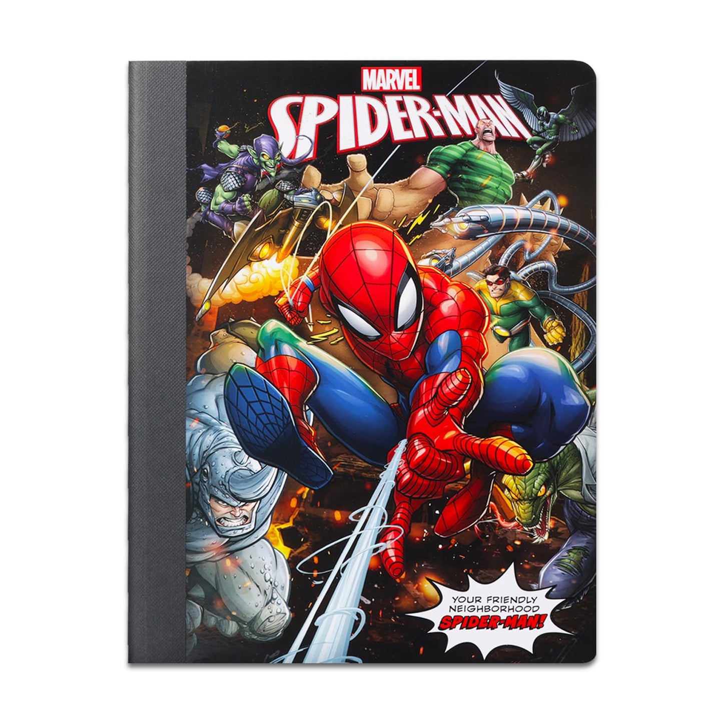 Spiderman Notebook for School Set- Spiderman Notebook for Boys Bundle with 2 Spiderman Notebooks Plus Stickers, Bookmark, More | Spiderman School Supplies for Kids