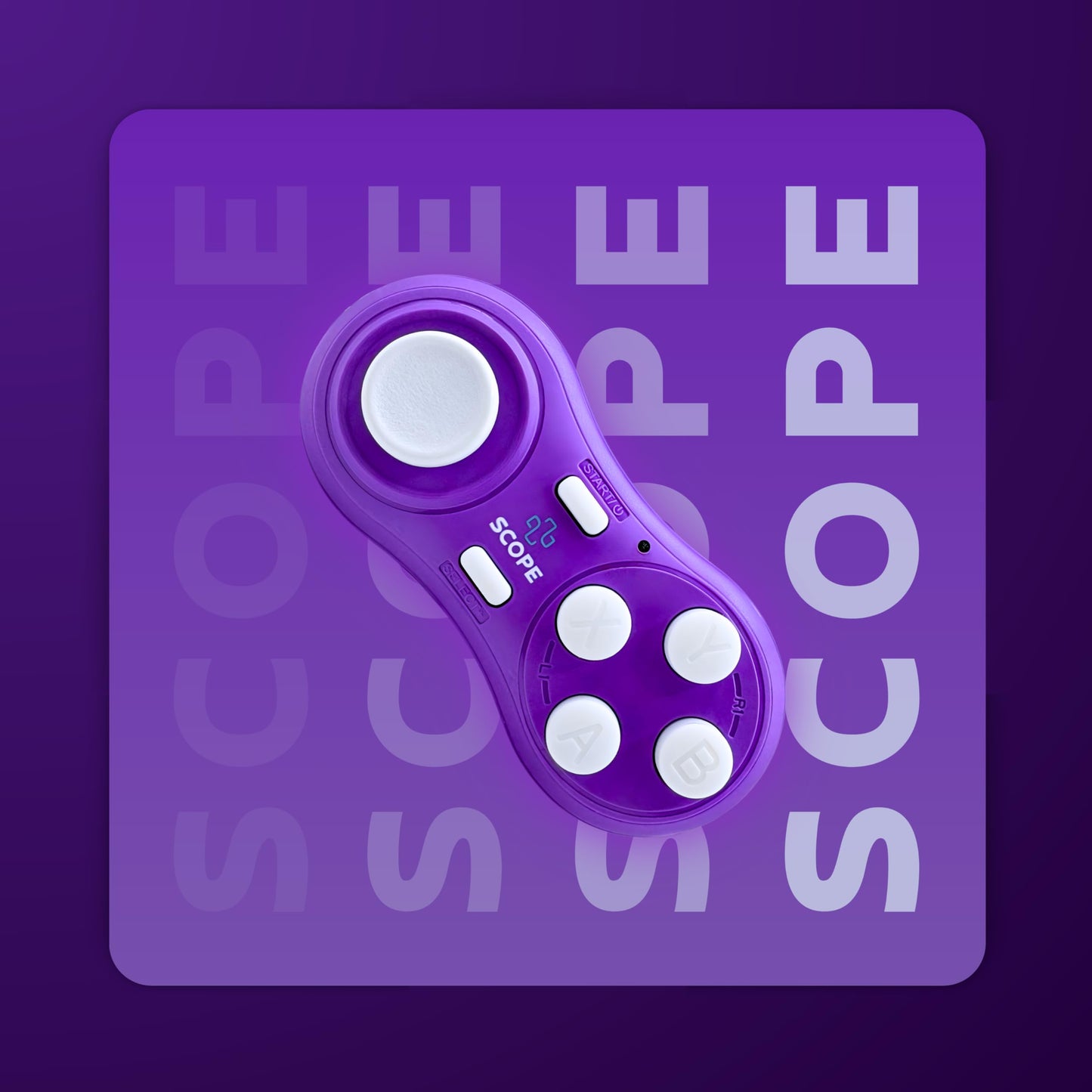 Scope Remote- Remote for Anki. Customizable with Anki Add-on, Compatible with Windows, Mac, iOS, iPad, and Android. Quizlet Compatible, Anki Controller. Amethyst Purple, Plus (16-18 Hours Battery)