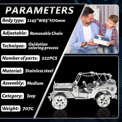 3D Metal Model Kits, Mechanical Iron Blood Car 3D Metal Puzzle,Steel Series DIY Brain Teasers Simple 3D Puzzles Home Decor Art Craft Gifts Toys for Adult