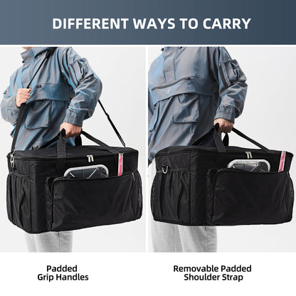 Carry Bag for Ninja Woodfire Pro XL Outdoor Grill, Accessories for Ninja Wood Fire Smoker Grill OG900/800 Series, Padded Carrying Case with Muti-Pockets and Shoulder Straps, Water-Resistant (Bag Only)