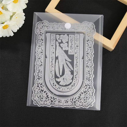20 Pieces Dies&Stamp Storage Envelope Strong Stick-up Magic Sticker Clear Package Useto Storage Cutting Dies Rubber Clear Stamp Template Embossing Stencild Card Making Storage Folders Holder Pockets