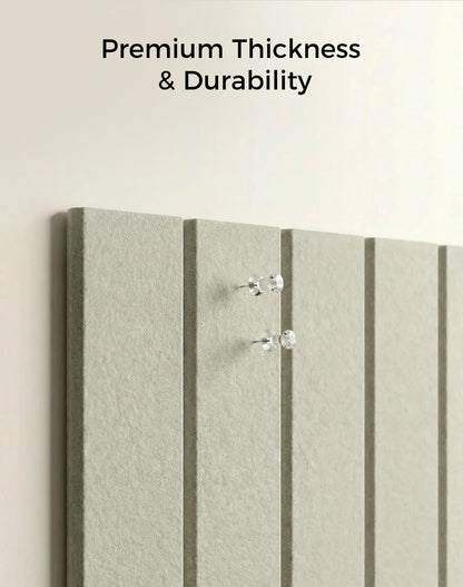 Aothia 12-Pack Felt Bulletin Board Tiles, 48x36 Modular Pin Board for Walls, 0.2" Thick Cork Board Alternative for Office & Classroom, 70 Adhesive Tabs & 40 Pushpins Included(Sage Green)