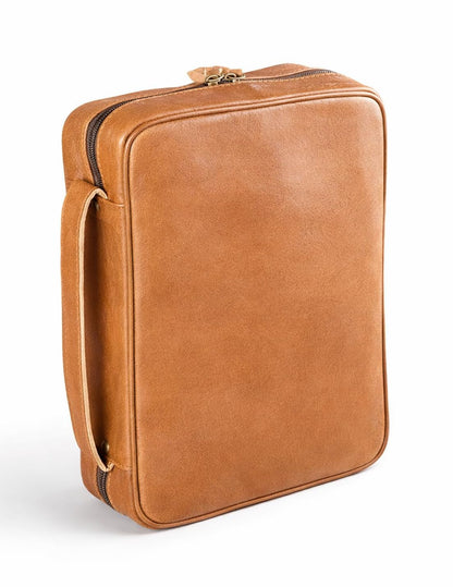 Genuine Leather Bible Covers for Men - Mens Bible Case for Men, Leather Book Cover Bible Bag for Men, Christian Gifts (Small)