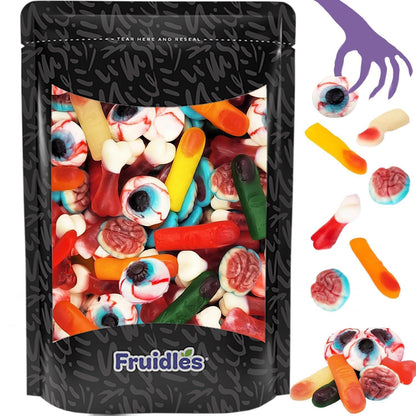 Fruidles Halloween Missing Body Parts Gummies, Fun And Festive Holiday Snacking (4.4 Pounds (Bulk))