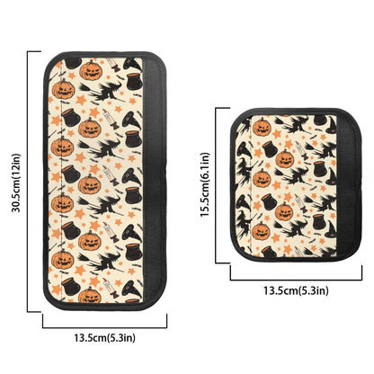 HUISEFOR Happy Halloween Refrigerator Handle Covers Washable Anti-Static Insulated Microwave Easy to Install Oven Door Handle Covers Set of 4 Prevent Ice Hot Handles Gift for Holiday