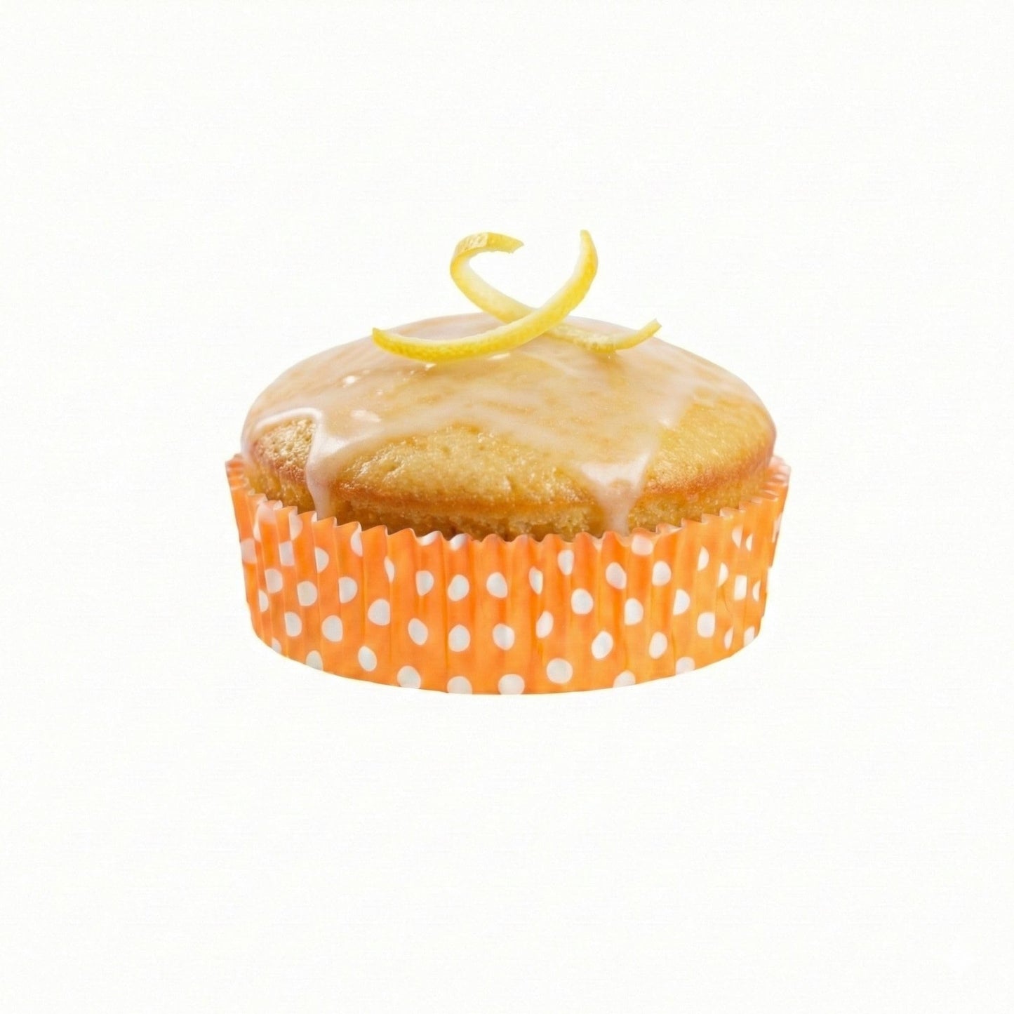 Restaurantware Panificio 4 Ounce Baking Cups 200 Ridged Cupcake Liners - Oven-Ready Freezable Orange Paper Muffin Cases Disposable Polka-Dotted For Wedding Parties Baby Showers