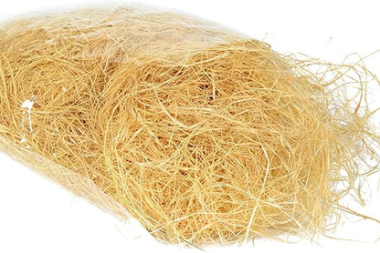 Nesting Material Raffia Grass Canary Finch Box Fillers Safe Decoration Small Bird Pet House Multipurpose Soft Reusable sy Apply Gift Packing Practical(AS Photo)