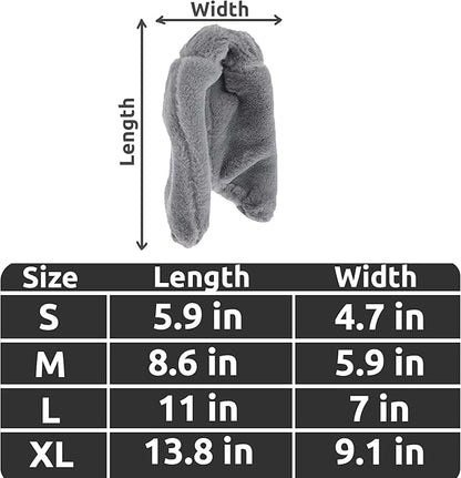 SIMENA Bird Blanket for Cage, Corner Fleece Bed for Birds, Cozy Bird Warmer, Parrot House for Cage, Cuddle Nest Hanging Toy for Lovebirds Parakeet (Grey, Small)