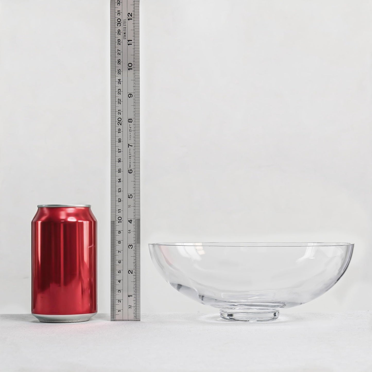 CYS EXCEL Glass Small Decorative Footed Bowl (H:3" D:8") Fruit Display Terrarium Compote Pedestal Vase Kitchen Table Centerpiece