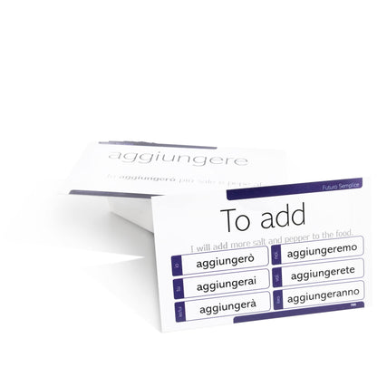 Pat's Flash Cards 800 Italian Conjugation Flash Cards - 200 Verbs with Full Examples in Both Italian and English and 6 Different Tenses Made in The U.S.A