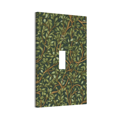Azjincos Decorative Art Light Switch Covers Morris Leaves Single Toggle Wall Plate Decorative Switchcover Electrical Switchplate