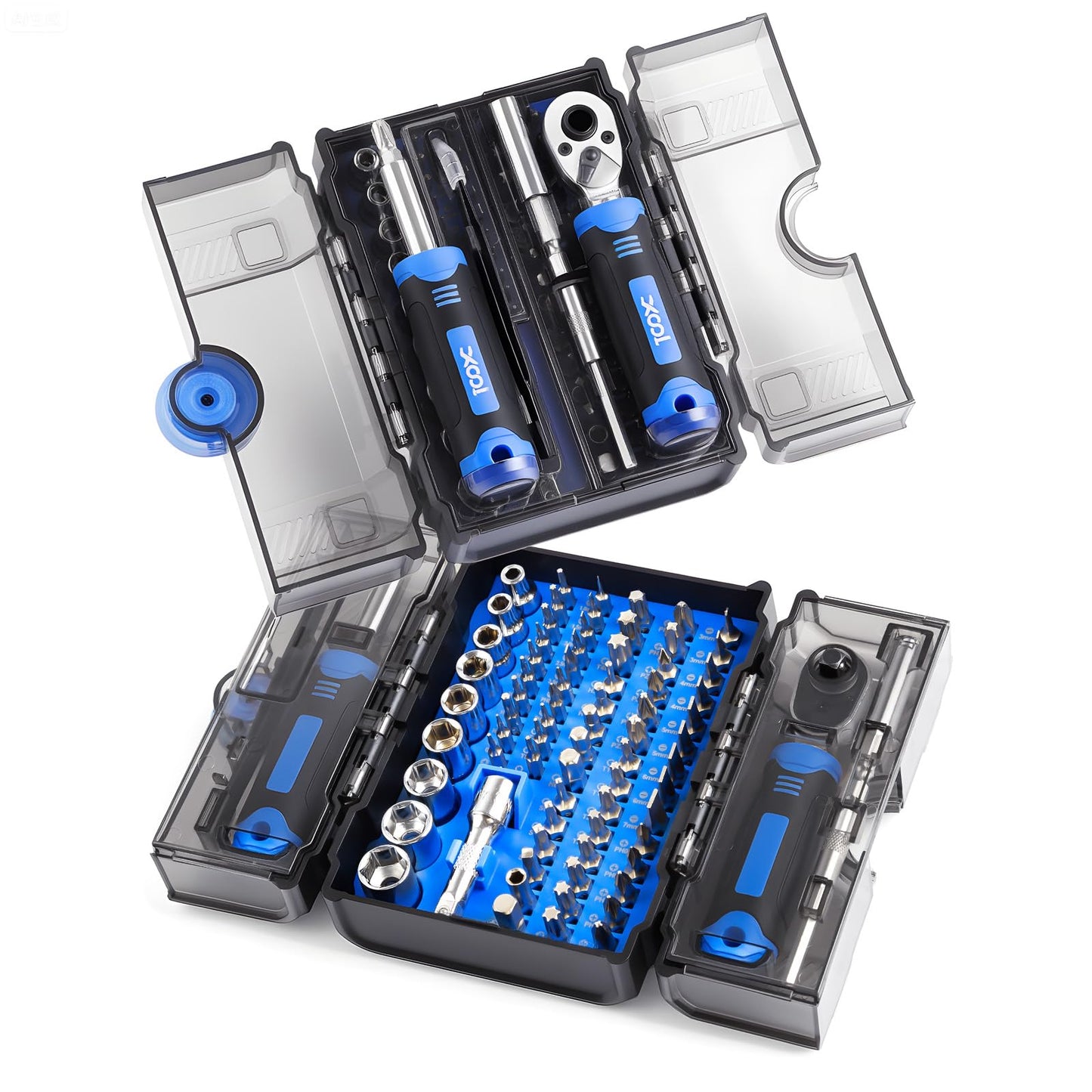 XOOL 132 in 1 Precision Screwdriver Set with Magnetic Driver Kit Professional Electronics Repair Tool Kit for Computer, PC, Mac-Book, Laptop, Tablet, iPhone, Xbox, Game Console