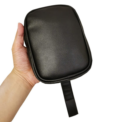 Larswon Leg Bag Leg Harness Bag PU Leather Thigh Bag Hip Bag Fanny Pack Thigh Harness Women, Black, Small, Waist Pack