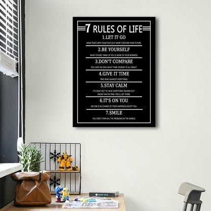 Motivational Canvas Wall Art Home Decor Inspirational Entrepreneur Quotes Poster Print Modern Positive Theme Painting Artwork for Teens Room Office Bedroom Wall Picture Ready to Hang [18''Wx24''H]