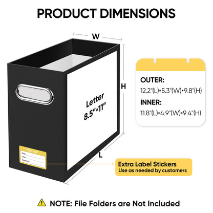 BALEINE Fireproof Ducument Bag + File Organizer 2 Pack