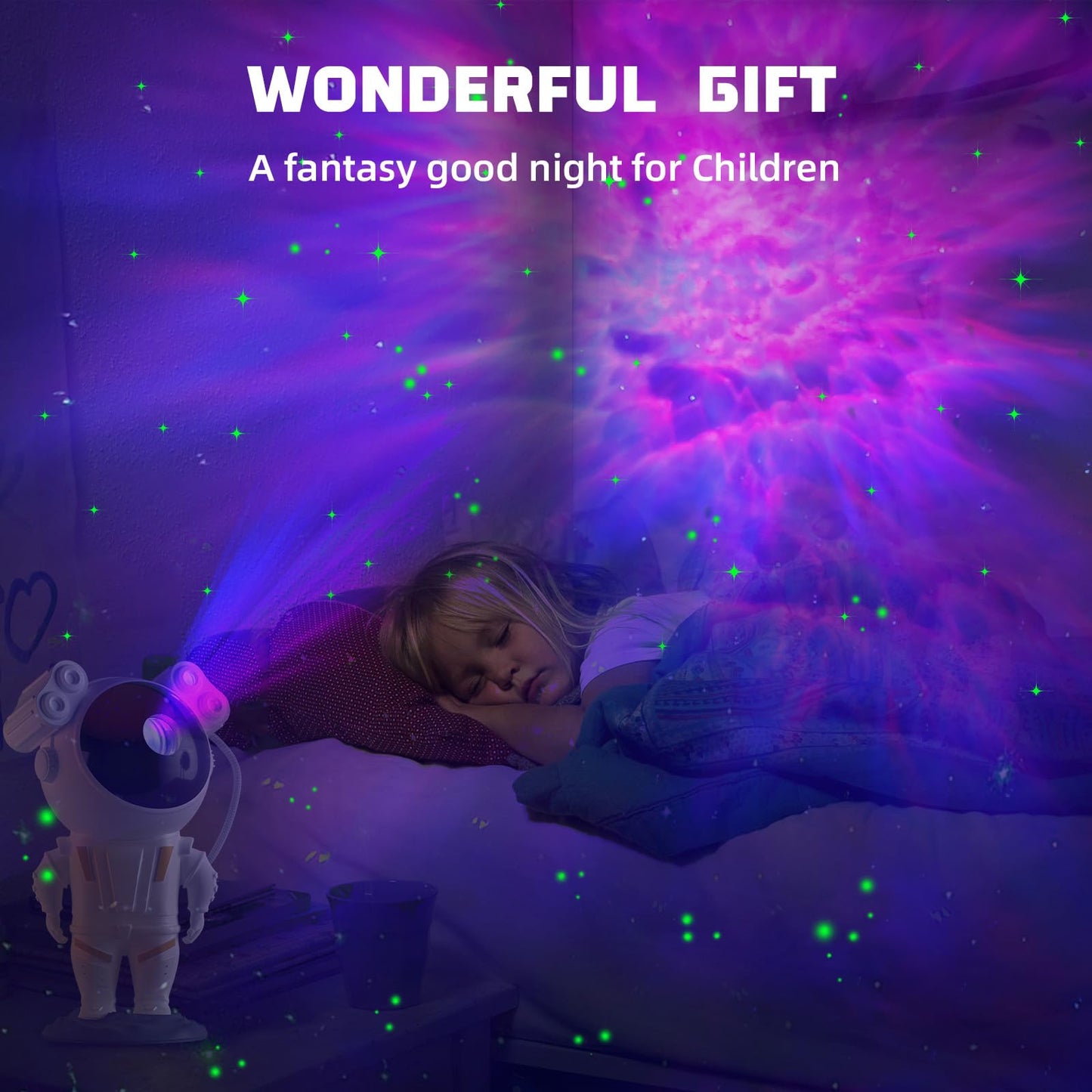 Star Projector Night Lights,Tiktok Astronaut Nebula Galaxy Lights for Bedroom,Gaming Room Décor Aesthetic,Remote Control Timing and 360°Rotation Magnetic Head