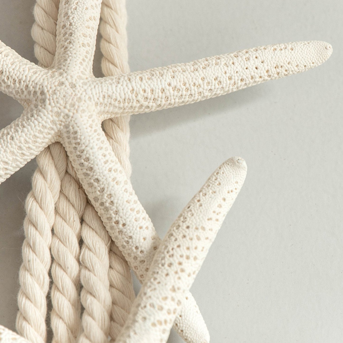 ZILucky 2 Pieces Natural Starfish Curtain Tiebacks Rope Drape Tie Band Drapery Holdbacks Room Décor