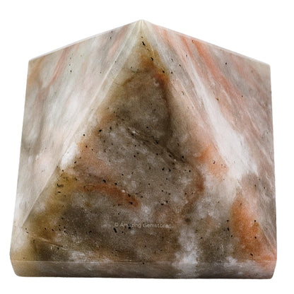 Amazing Gemstone Chrysoberyl Cats Eye Pyramid Crystal Healing Stones - 1" Great Pyramid Figurine of Natural Stone Pyramid for Meditation, Reiki, Chakra Balancing and Crystal Pyramids Grid
