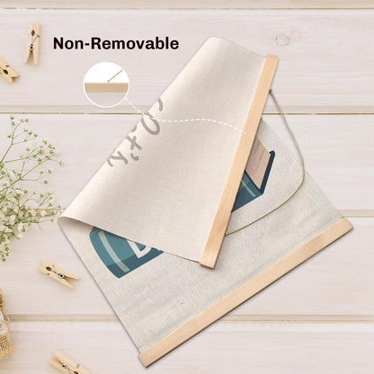2PCS Books Read Poster Hanger,Reading Nook Library Decor,Educational learning Posters Hanger,Let's Read Sign Wall Art Wall Hanging Banner for Reading Room Classroom Nursery Decor 15.8x11.8 Inch