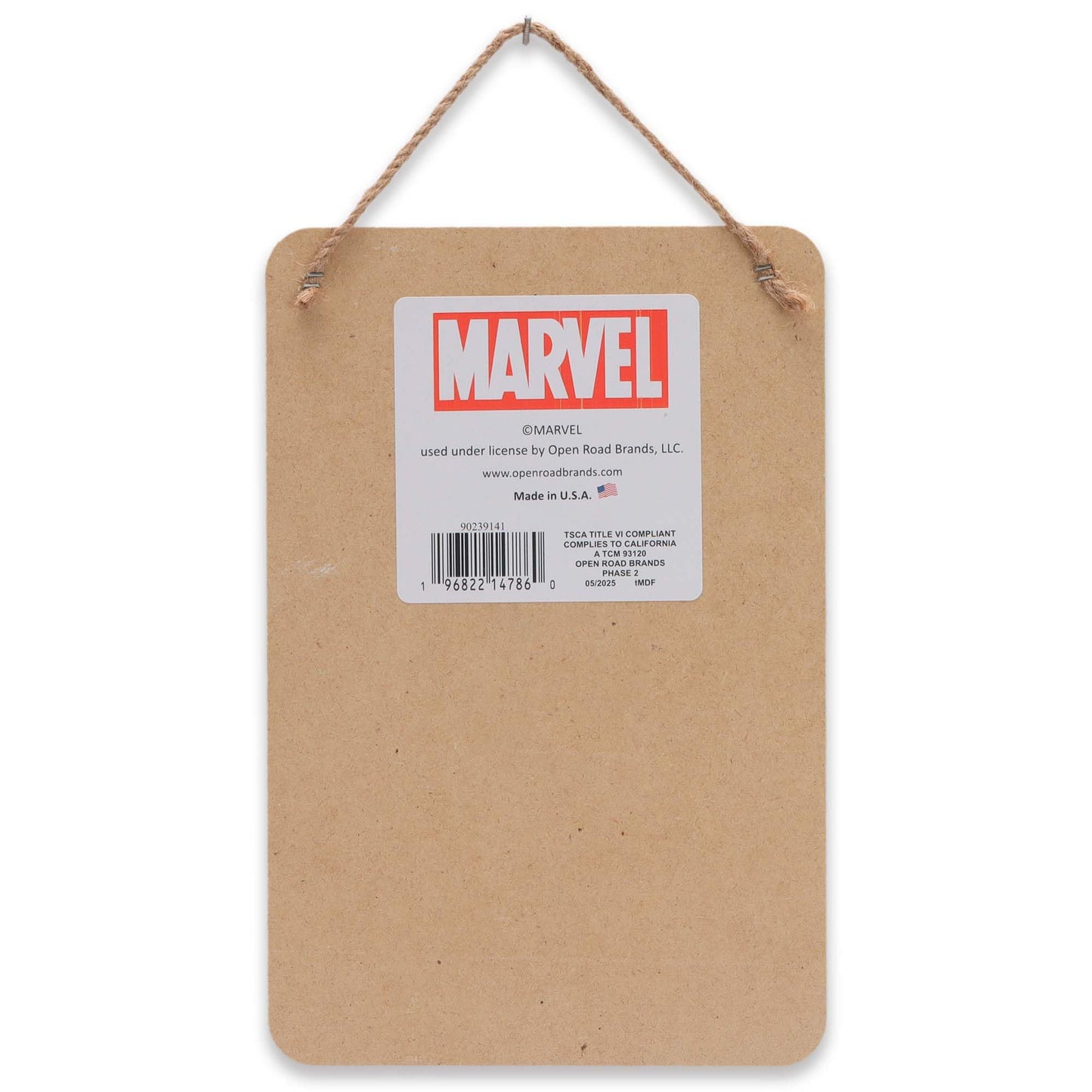 Marvel Spider-Man Don't Get Your Tinsel in a Tangle Hanging Wood Wall Decor - Funny Spider-Man Sign for Christmas Decor