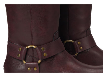 FRYE AND CO. Womens Kellie Harness Mulberry 7.5 Medium