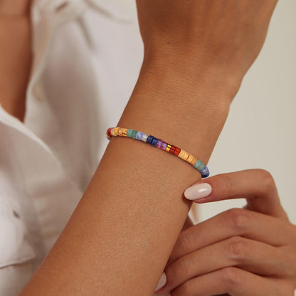 JoycuFF Chakra Bracelets for Women Crystals and Healing Stones Bracelets Crystals Healing Bracelet for Women Christmas Gifts for Woman Spiritual Anxiety Relief Items Bracelets for Woman