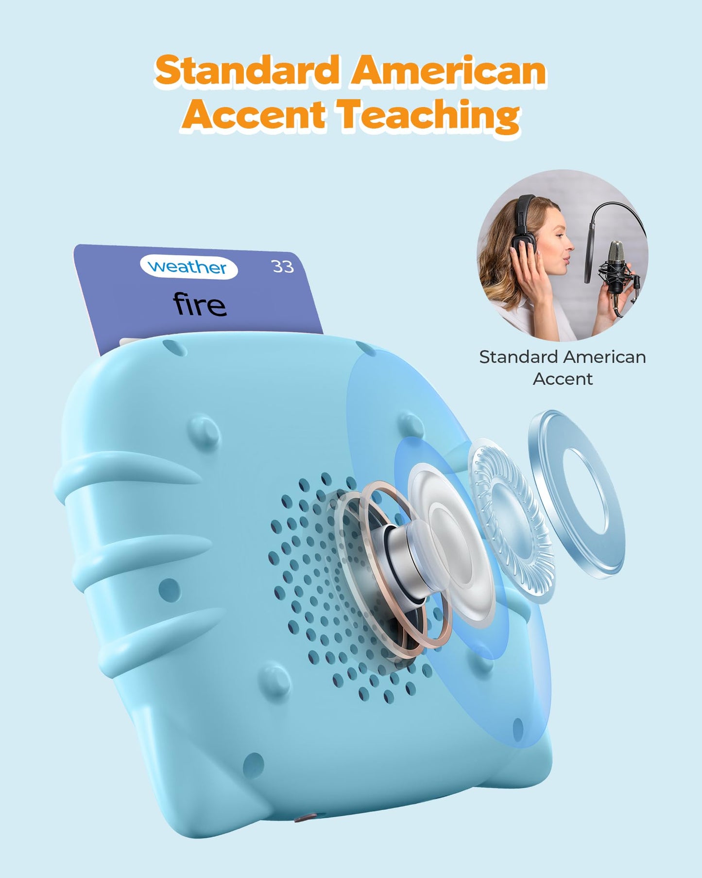 Airbition 510 Words, Talking Flash Cards for Toddler 1 2 3 4 Year Olds, Language Learning Toys, Pocket Speech Therapy Toys, Montessori Tools with 31 Themes, Children's Sensory Device